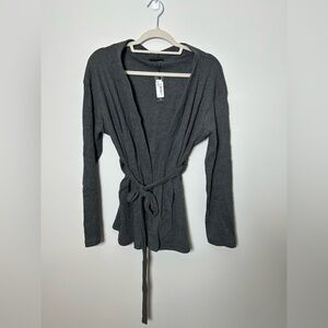 PrettyLittleThing waffle tie waist robe